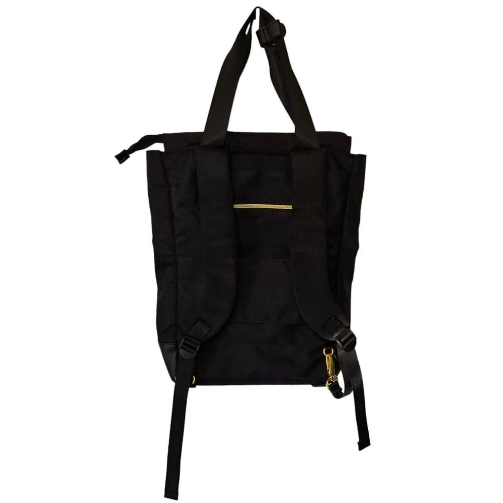Solo New York Parker Hybrid Tote  Laptop Black Backpack 15.6